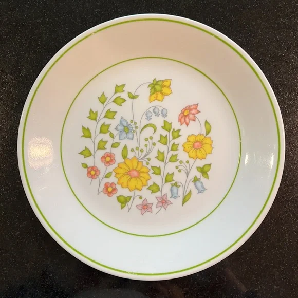 (1) Salad Plates "Meadow" (Corelle) by CORNING - Picture 1 of 7